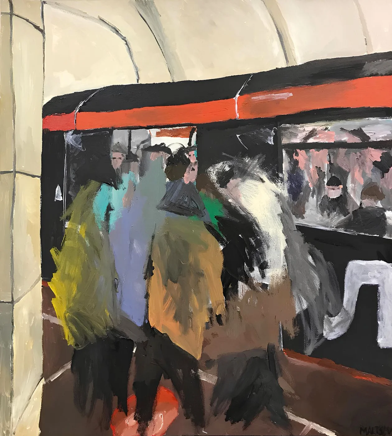 Работа Владислава Мальцева, созданная специально для «Москвички», 2025