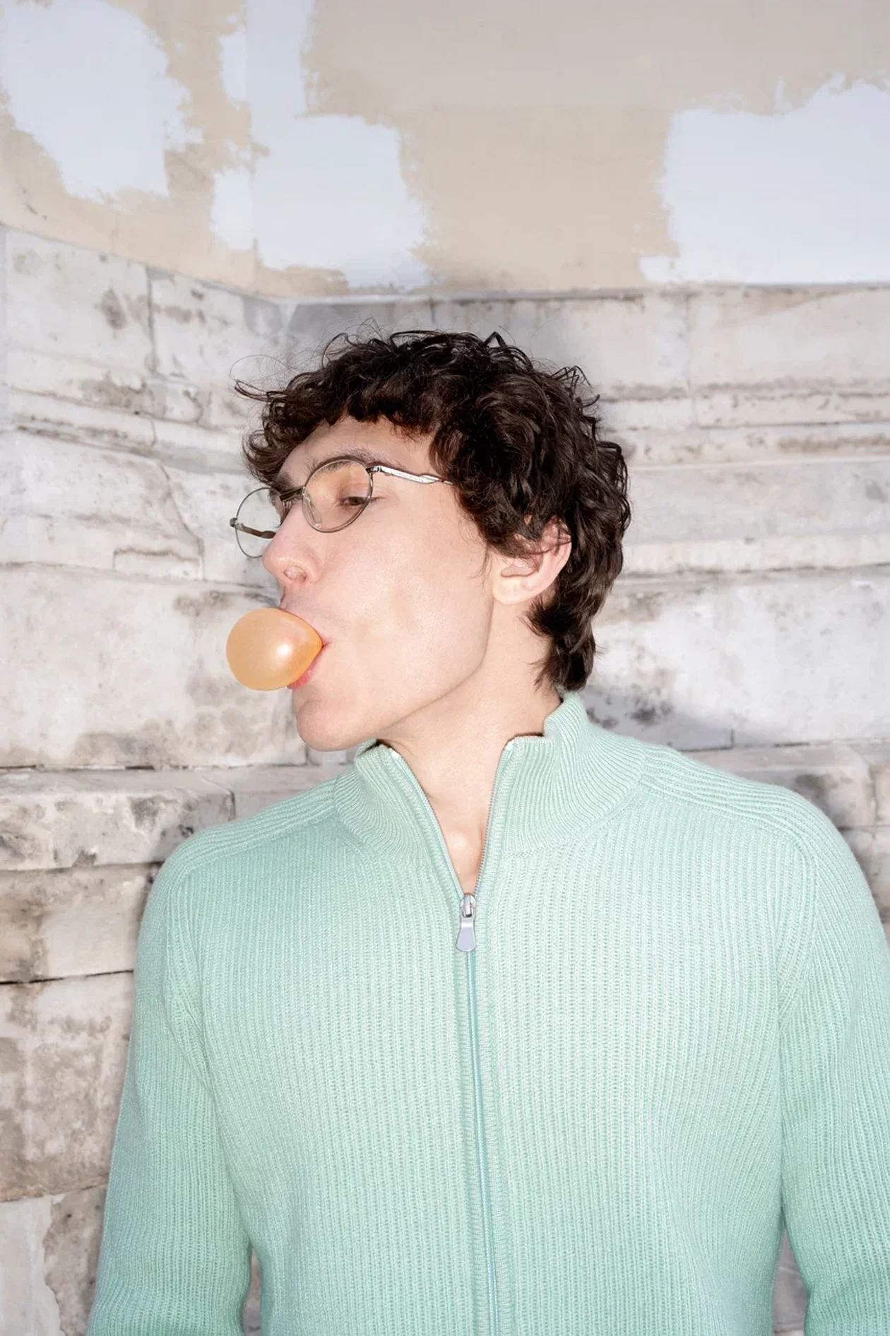 Кардиган, Gran Sasso, Boscofamily; очки, Fakoshima, Fashion Rebels