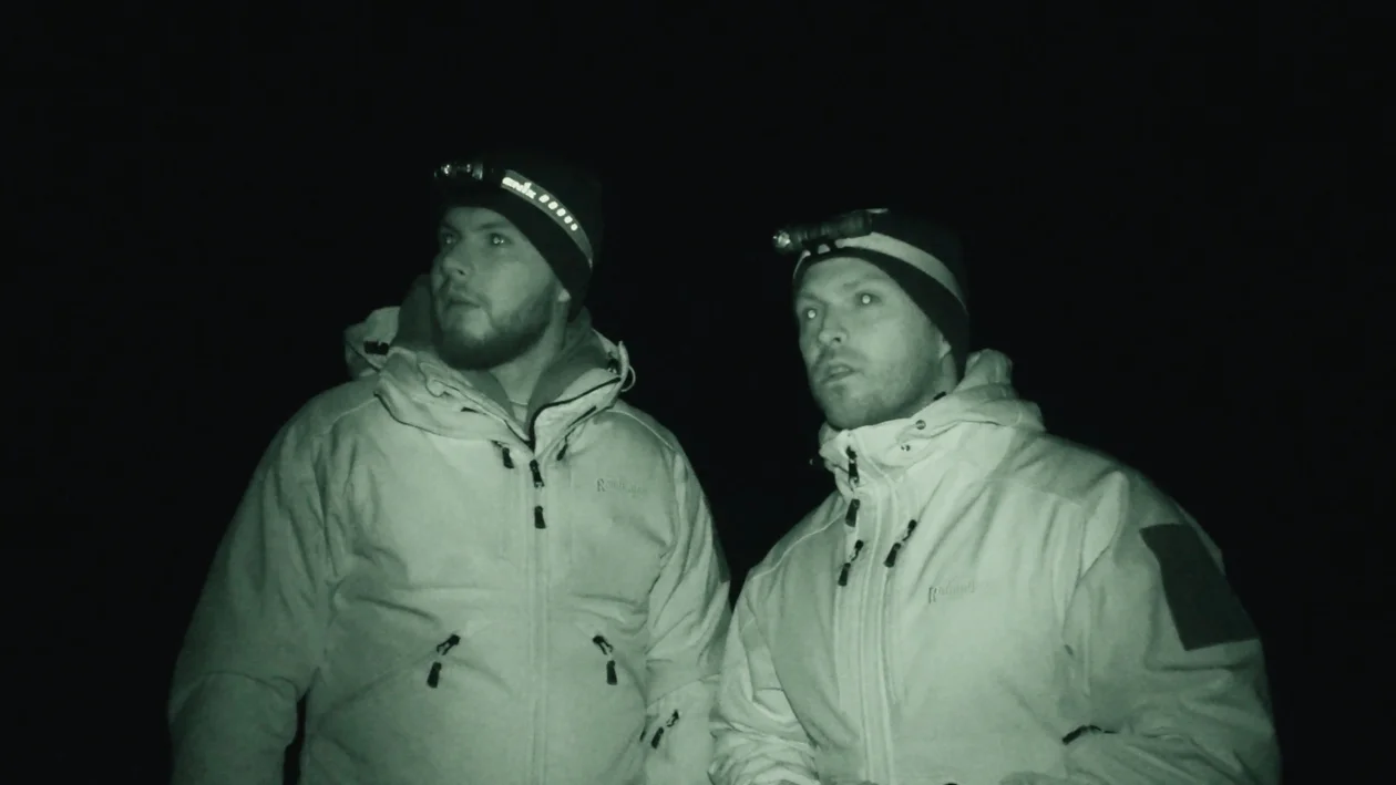 На съемках выпуска блога в Молебском треугольнике