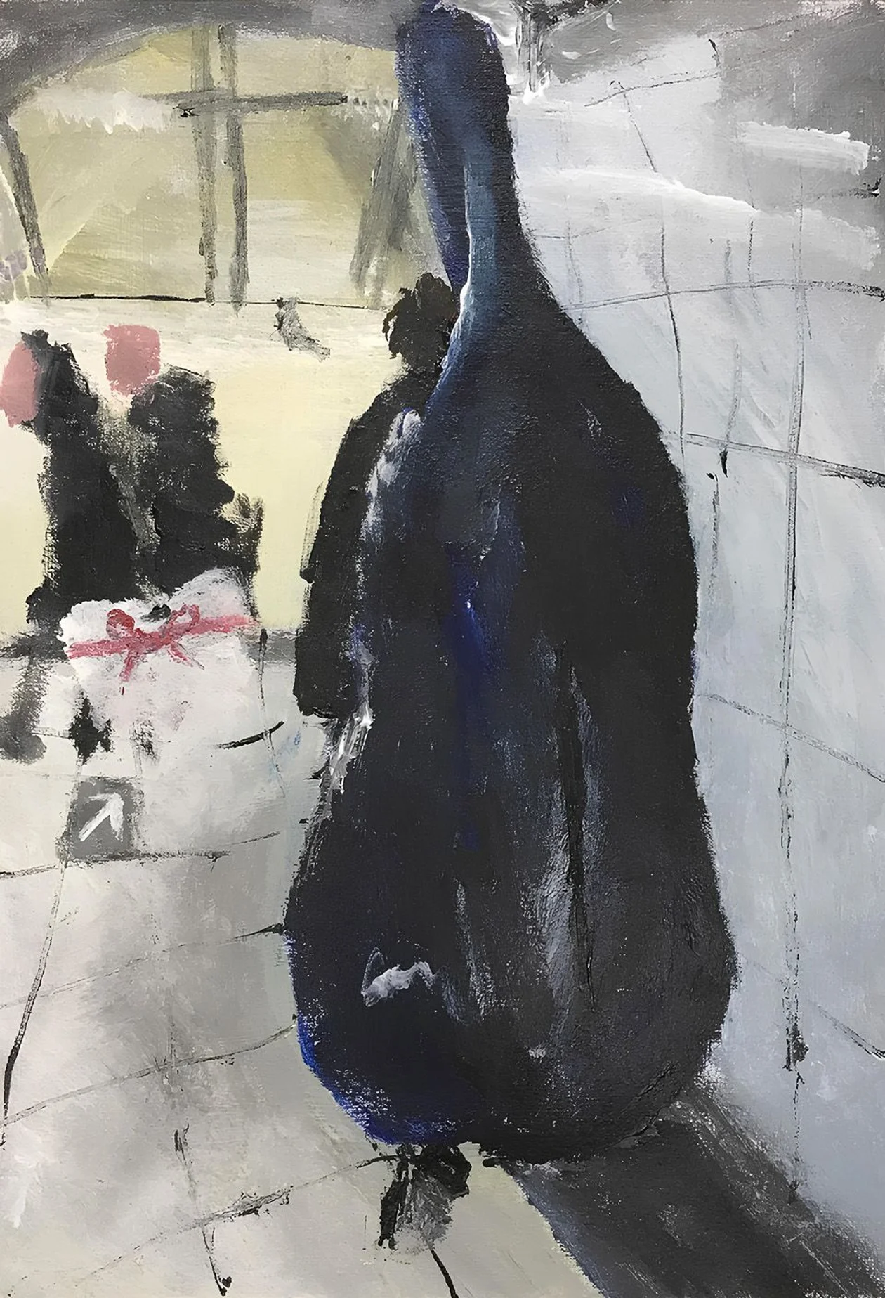 Работа Владислава Мальцева, созданная специально для «Москвички», 2025