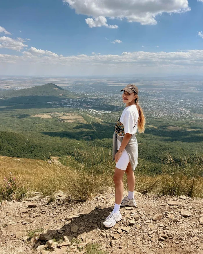 Дарина Алексеева на горе Машук, Пятигорск