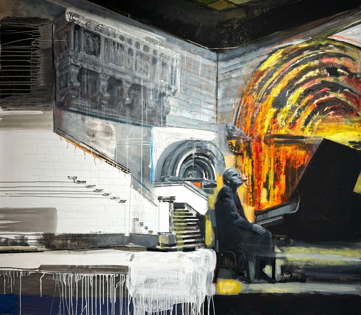 Свет мой и чужой. Смешанная техника