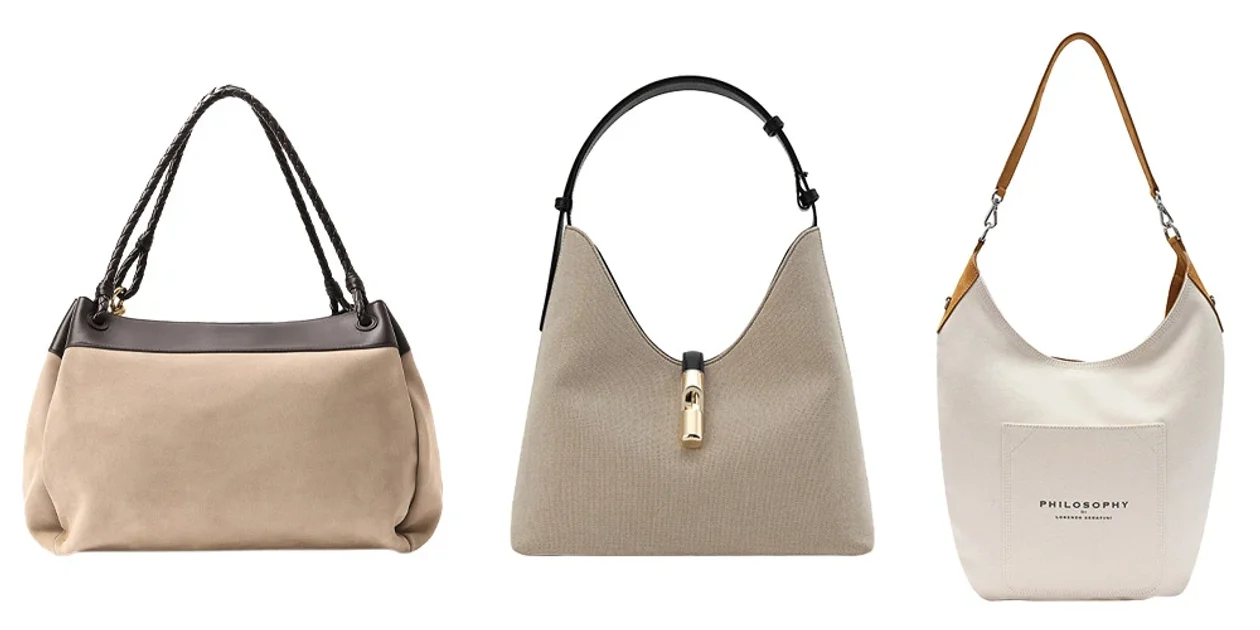 Слева направо: Bottega Veneta, ЦУМ; Furla, No one; Philosophy di Lorenzo Serafini, Bosco 