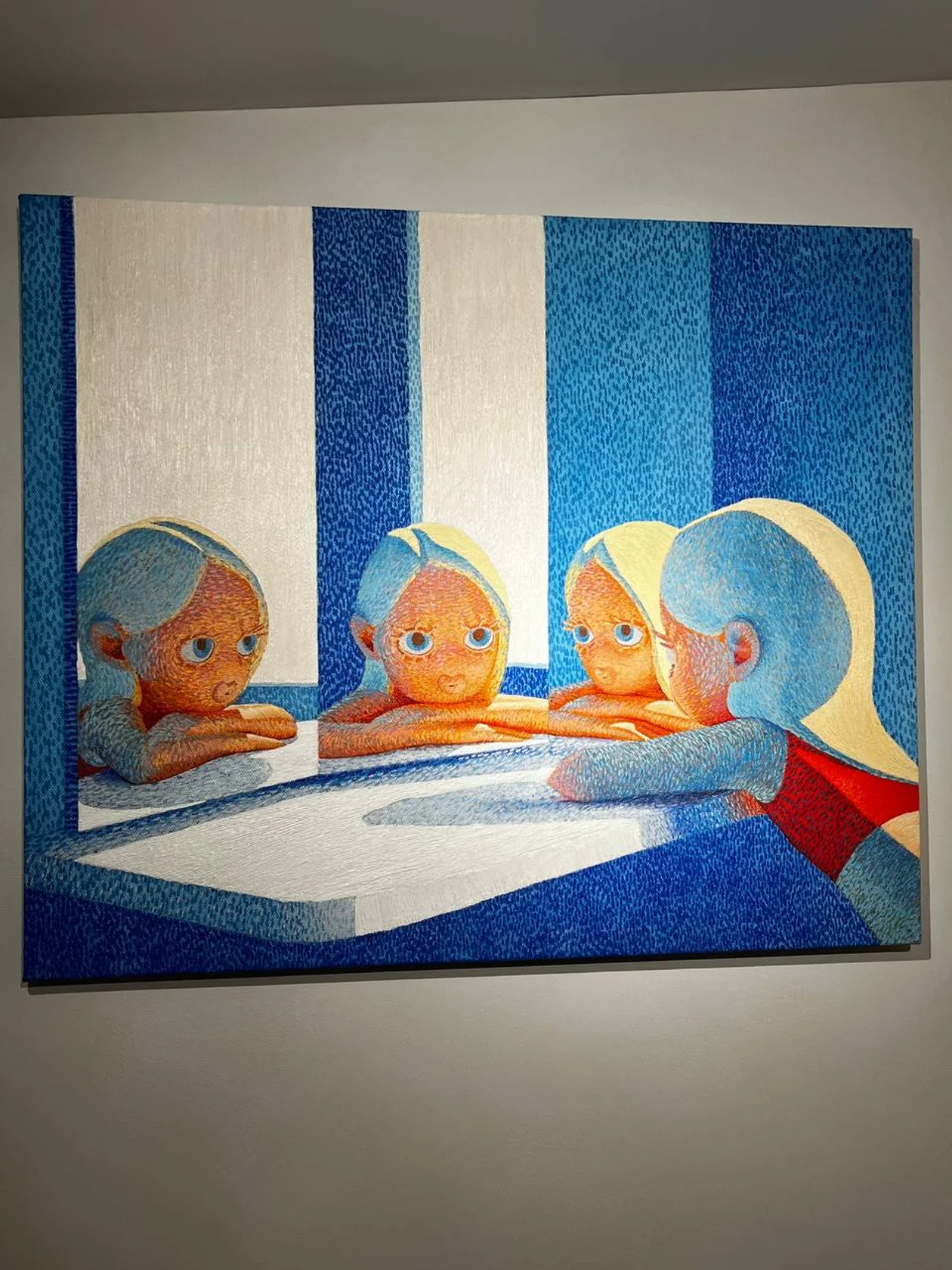 Нина Сечко. The Self, in plural. Холст, масло