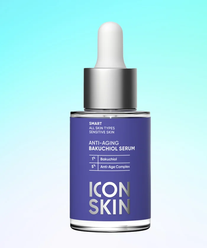 Антивозрастная сыворотка с бакучиолом, Icon Skin