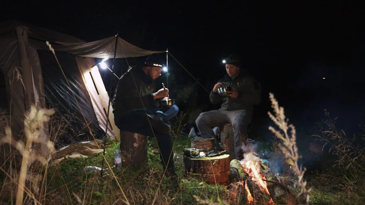 На съемках выпуска блога в Молебском треугольнике