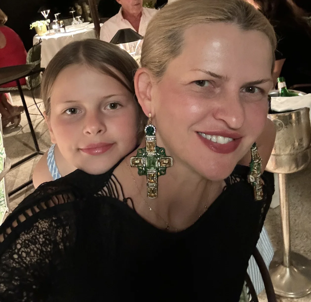 Полина Киценко с дочерью Тоней