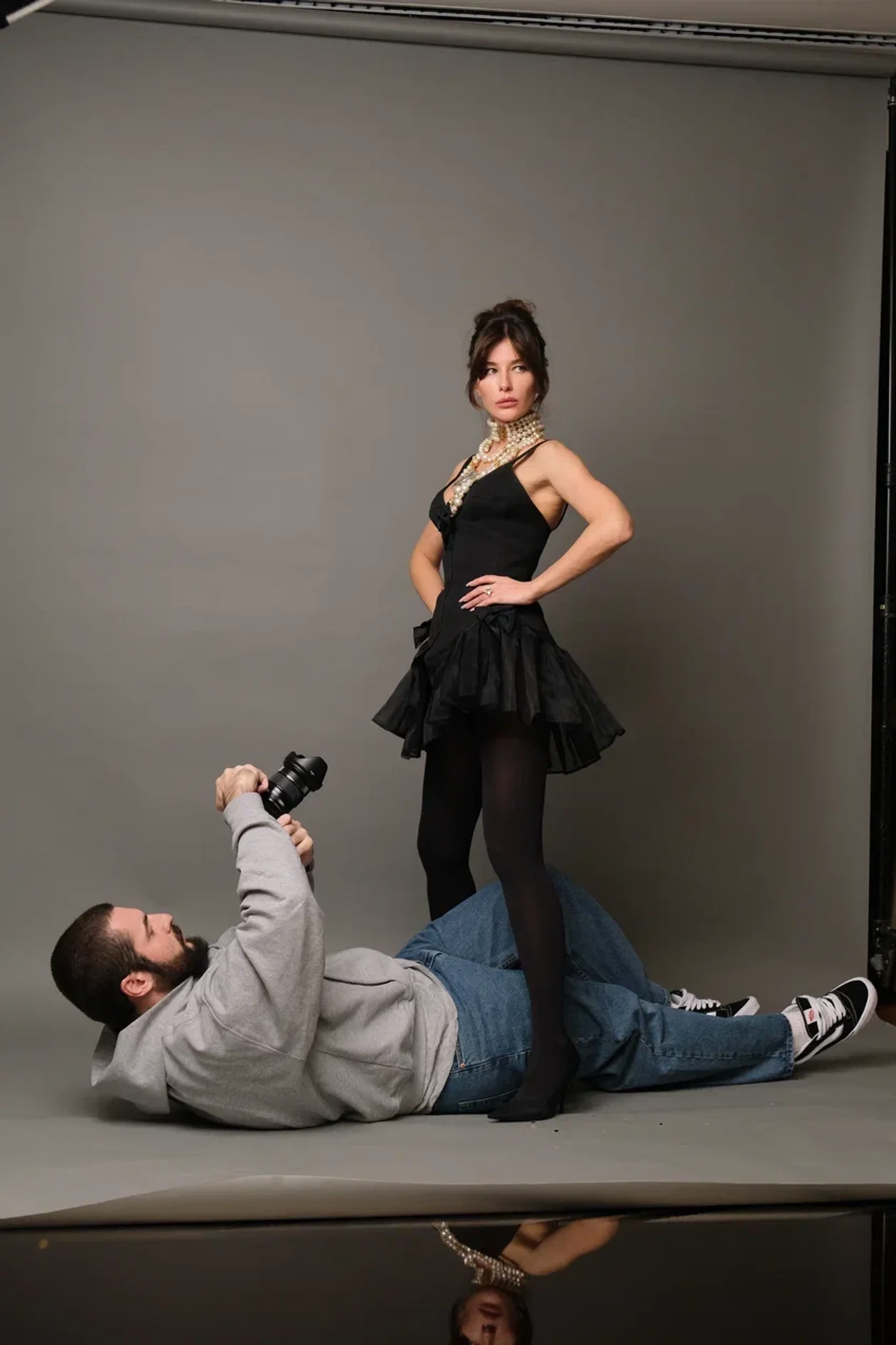 Евгения Павлин и Ибрагим Гатциев в съемке для журнала «Москвичка»