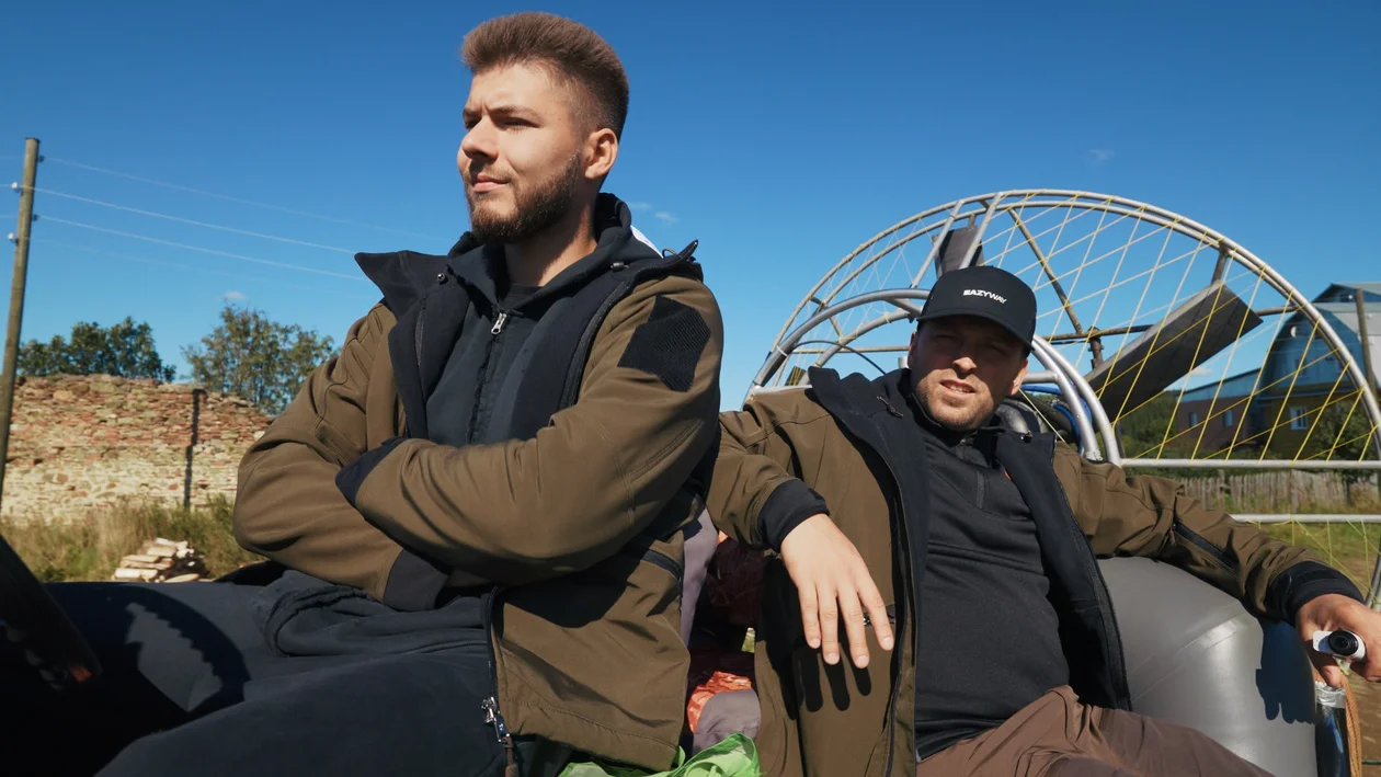 На съемках выпуска блога в Молебском треугольнике