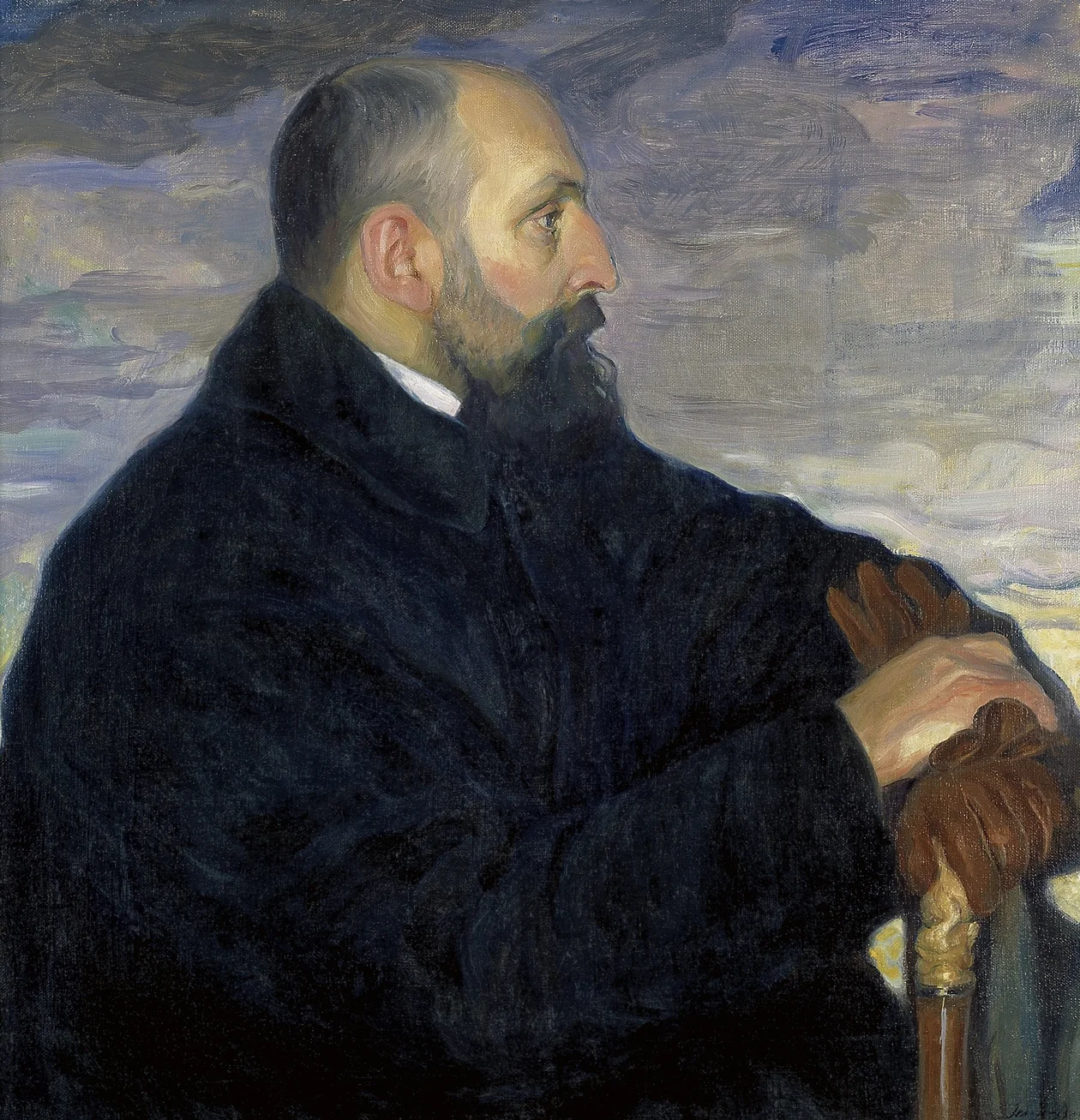 Ольга Делла-Вос-Кардовская. Портрет художника Дмитрия Кардовского. 1913. Государственная Третьяковская галерея