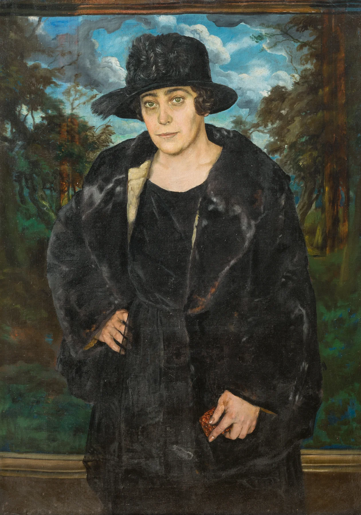 Николай Бенуа. Портрет Н. Е. Добычиной. До 1924. Частное собрание