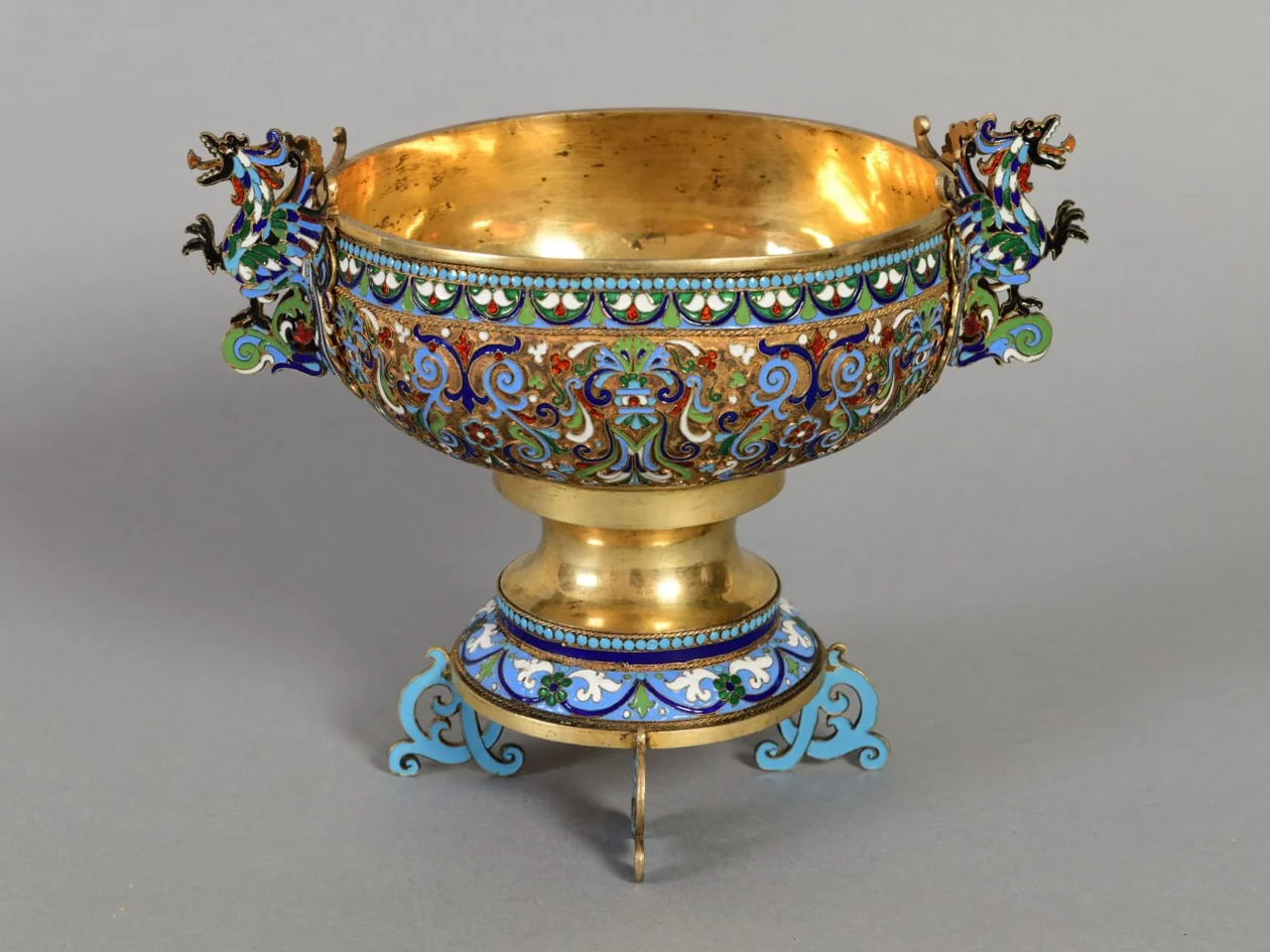 Ваза. Мастер: Каторский И. И. Г. Санкт-Петербург. 1882-1899 гг.