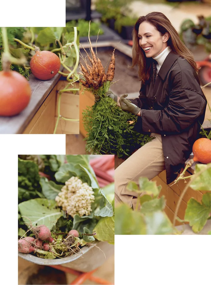 Куртка, Max Mara, свитер и ремень, Eleventy, все Bosco; брюки, Lorena Antoniazzi, BoscoFamily; сапоги, Hunter