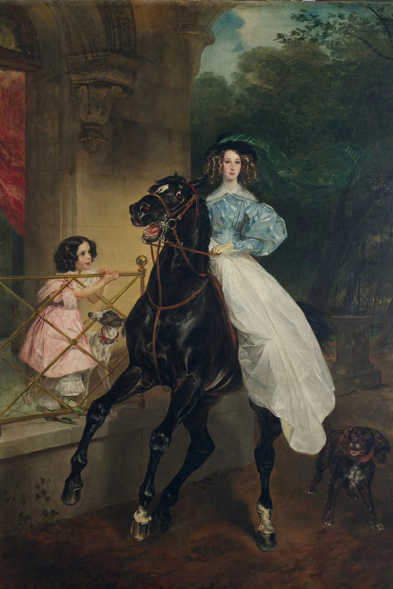 Карл Брюллов. Всадница. 1832