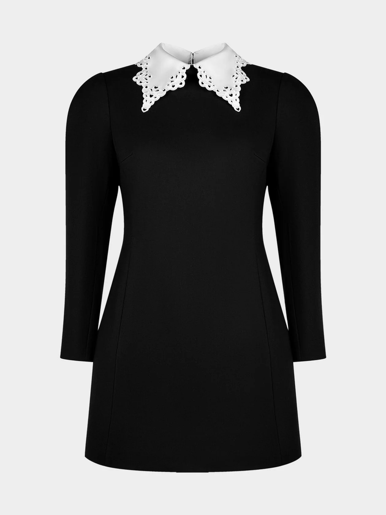 Платье мини с кружевным воротником, Love Republic